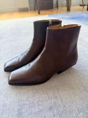 Banana Republic Men's Brown Leather Ankle Boots